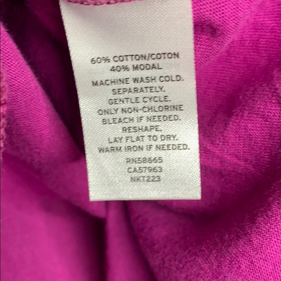 NWOT 14th & UNION • Pleated Sleeve Deep Purple Top - Picture 7 of 7